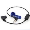 Eonvic 12V Locking 2.5mm DC Right Angle to D-Tap Cable for ATEM Mini switcher