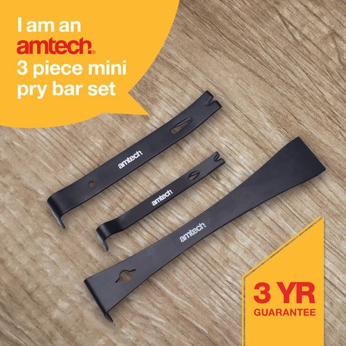 Amtech I9332 3 Piece Mini pry bar Set