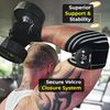 DanRaw Pro Elbow Compression Wraps - Black, Pair, Premium Support for Weightlifting, Powerlifting, and Strength Training