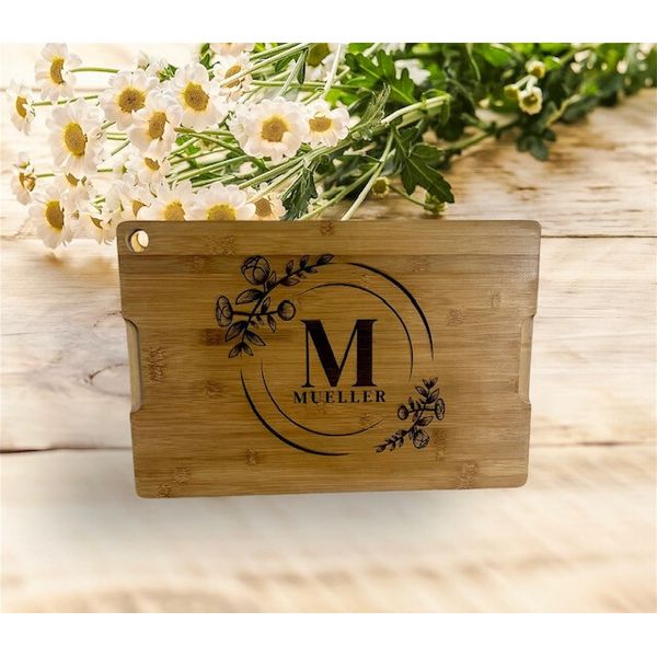 Extra Large Bamboo Cutting Board for Kitchen - Personalized engraving included!