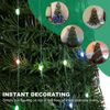 Christmas Tree String Lights 200LED Waterfall Outdoor Waterproof Smart with Ring
