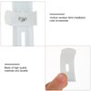 DOITOOL 4Pcs Vertical Blinds L- Shaped Brackets Blinds Curtain Track Mounting Bracket Clip Blind Extension Frame (4pcs)