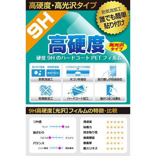 PDA KOBO GARMIN GPSMAP 67 / 67i Compatible 9H High Hardness [Glossy] Protective Film, Made in Japan