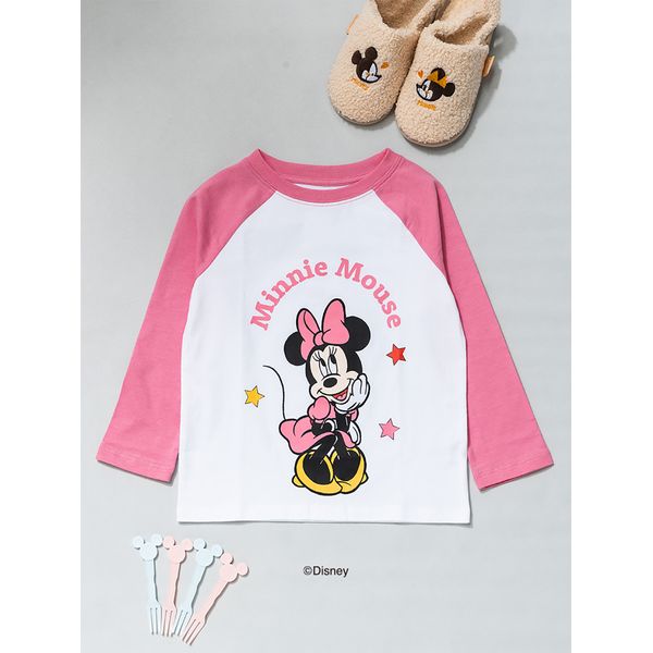 Disney Minnie Mouse Kids Cotton Nagrang T-shirt M