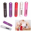6PCS Mini Refillable Travel Portable Perfume Atomizer Bottle Spray Pump Case
