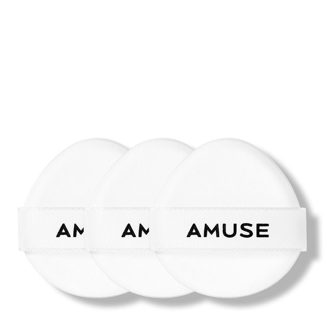 Amuse Ceramic Skin Perfector Cushion Puff 3Px2ea