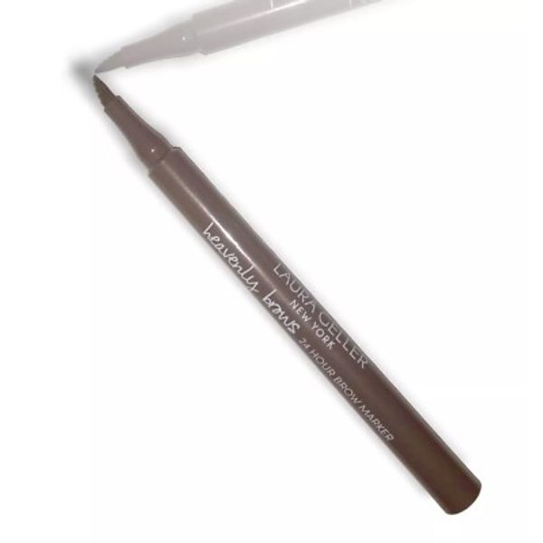 Laura Geller Heavenly Brows 24 Hour Brow Marker MEDIUM BROWN 0.03 oz NWOB AUTHEN