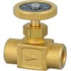 ESCO EA426CC-12 Rc1/4" Needle Valve, Brass Handle
