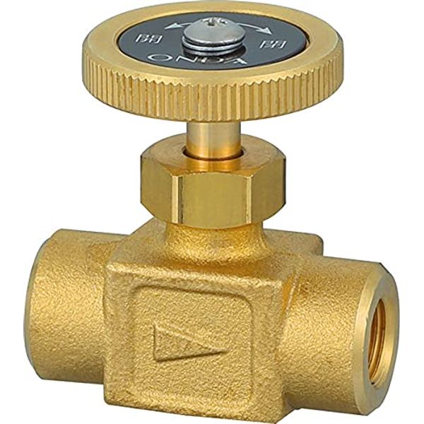 ESCO EA426CC-12 Rc1/4" Needle Valve, Brass Handle
