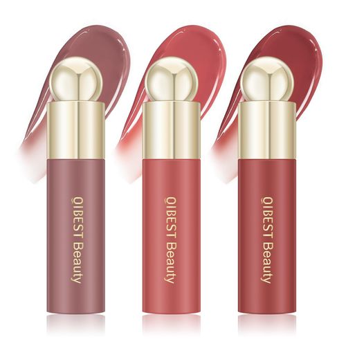 KYDA 3 Colours Jelly Lip Gloss, Mirror Shiny Finish, Watery Liquid Glow Tinted, Hydrating Lip Oil for Natural Shine, Non-Sticky, Long-Lasting Lip Stain - Set A