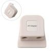 Plastic Grounding Socket, Anti-static Portable Grounding Socket For Earthing, UK Socket Adapter, White(UK)