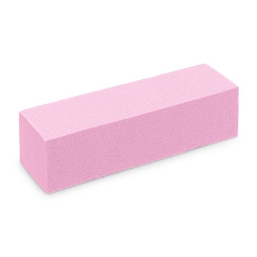 LvDon LTD Nail Buffer Block Nail Art Sanding Tools for Gel 4 Way Nail Files Tips 12 Grit Natural Acrylic Nails Pedicure Salon Manicure White Pink (PINK-1PCS)
