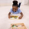 Melissa & Doug 4 Wooden Jigsaw Puzzles in Box - Construction Site