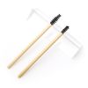 Wood Eyelash & Eyebrow Screw Brush, 50 Count (303) (Straight Shape)