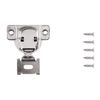 Hickory Hardware P5120-14 Euro Cabinet Concealed Hinge - Self Closing Feature - Full Overlay Frameless Design with 165° Opening - Easy Installation Hinge - Polished Nickel Finish 1 Set of Pair