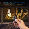 DEWENWILS 3Pcs Outdoor Indoor Wireless Remote Control Outlet 12 Remote 100FT