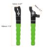 sourcing map 2pcs Angle Grinder Wrench 0.47"-2.1"(12-54mm) Range Universal Adjustable Lock Nut Pin Replacement Wrenches Spanner, Green