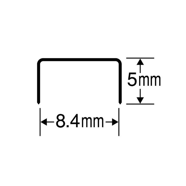 Max Stapler Needle Small No. 10 Series No. 10-1 m Stainless Steel Bulk 00004203 [Set of 10]