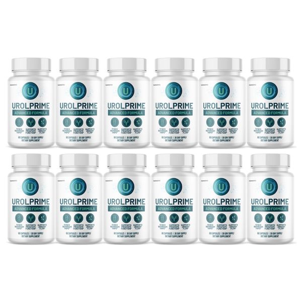 UrolPrime - Advanced Prostate Health Support Capsules - 12 Bottles