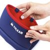 Vulkan Classic Neoprene Knee Support, Navy Blue/Red, Medium
