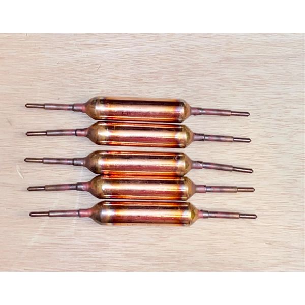 ( 5 PCS) Copper Welding Filter Drier for Air condition & Refrigerant, 25 Gram
