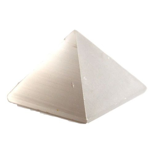 Reiki Healing Energy Charged Selenite Crystal Pyramid (Approx 2 cm) Beautifully Gift Wrapped with Crystal Description