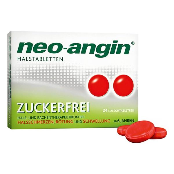 Polka Dot [ANGIN Sugar Free Tablets Lozenges, 24 Pieces