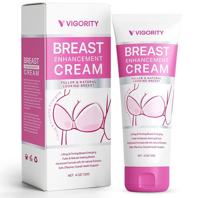 Breast Enhancement Cream, Breast Enlargement Cream, Natural Formula for Breast Growth & Breast Enlargement, Breast Growth Enhancer Cream to Lift, Firm, and Tighten Breast Naturally - Powerful and Potent Formula for Sensitive and All Skin Type