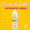 vH essentials Personal Cleansing Spray, pH Balancing Lactic Acid, Sting-Free, Witch Hazel Formula, Fragrance free, Paraben free, Sprays upside down for easy external intimate cleansing, 4 floz