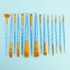 Royal Brush Crafter's Choice Gold Taklon Brush Value Set-15/Pkg, Small to Medium