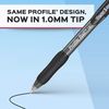 Paper Mate Ballpoint Pens, Profile Retractable Pens, Medium Point (1.0mm), Black, 12 Count