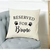 Personalised dog cat pet cushion cover