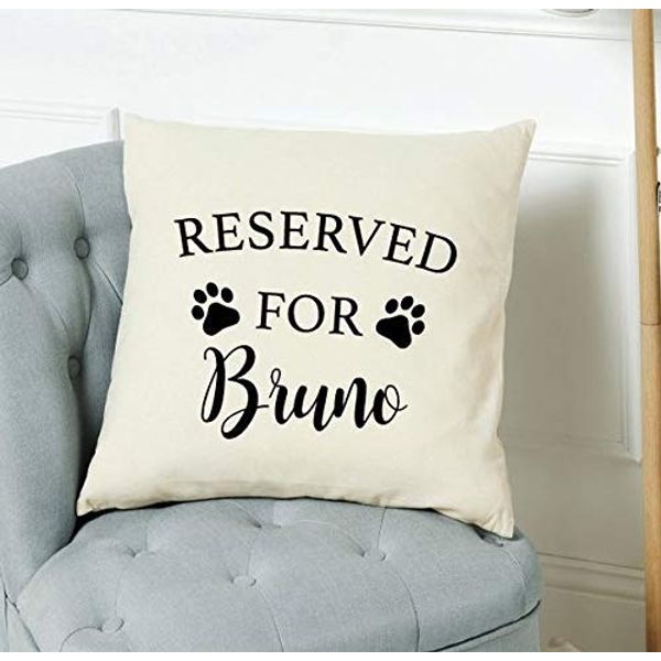 Personalised dog cat pet cushion cover