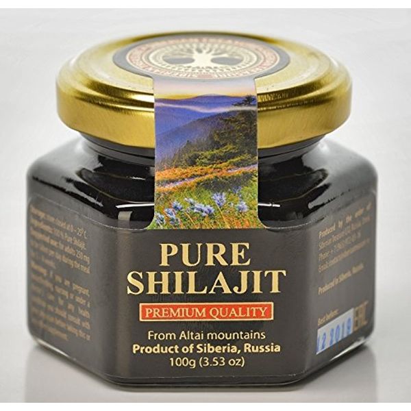 Pure Authentic Shilajit Siberian Mumijo Resin, 100 Grams, 3.5 OZ