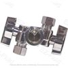 (5) 5/8"Comp X 3/8"Comp X 3/8"Comp 1/4Turn Double Handles Angle Stop Ball Valves