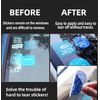 Large Car Windshield Sticker, Windshield Applicator, Clear Window Cling for Car