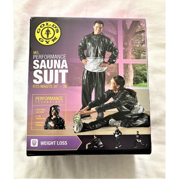 Golds Gym Performance Sauna Suit, M/L