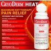 Cryoderm Heat Roll-On 3 oz.