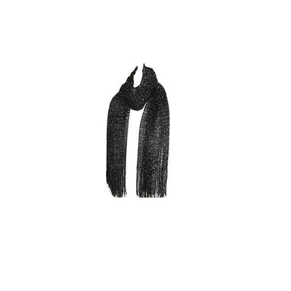 Mytoptrendz® Glitter Sparkle Shawl Wrap Evening Scarf- Black