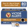 Victor Allen's Coffee Caramel Macchiato Flavored, 80 Count, Medium Roa