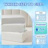Harborest Ice Cube Cooling Pillow For Side Sleepers Memory Foam Side S