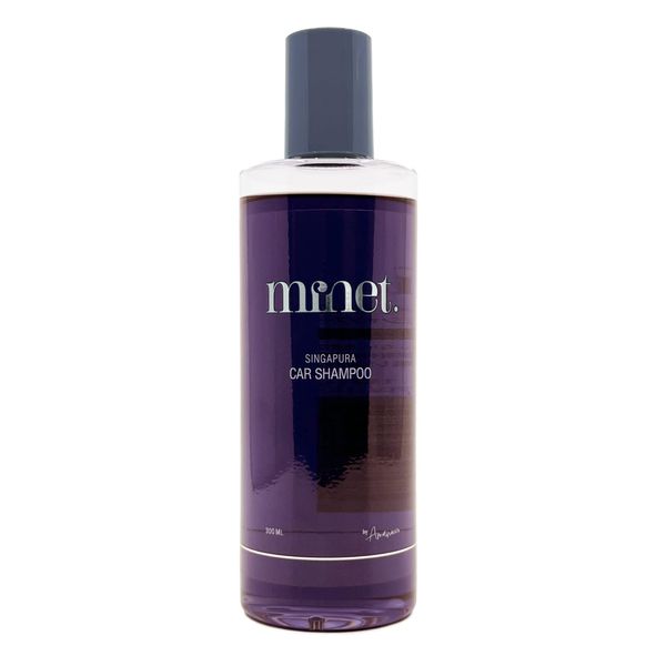 minet Singapura Car Shampoo, Neutral Car Shampoo, Highly Smooth and Creamy Fine Foam that Prevents Car Washes Scratches and Has High Cleaning Power, Lavender Scent, Can Be Used With Dilution Ratio For