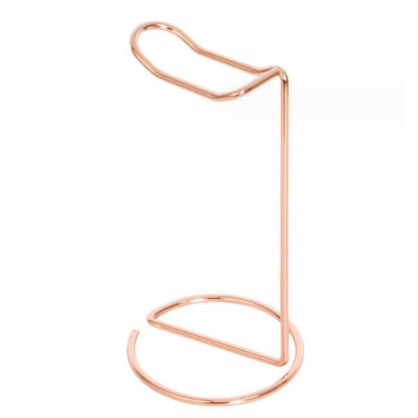 Gaming Headset Headset Stand Headphone Metal Base Stand Computer Desktop Rose Headset Bracket (Rose Gold,2pcs)