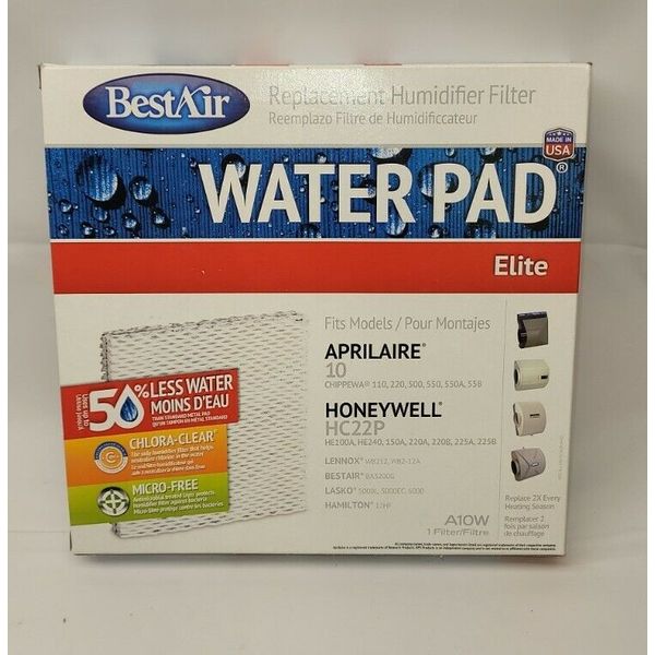 BestAir Replacement Humidifier Filter Water Pad Elite | A10W / A10W-R rev08.17