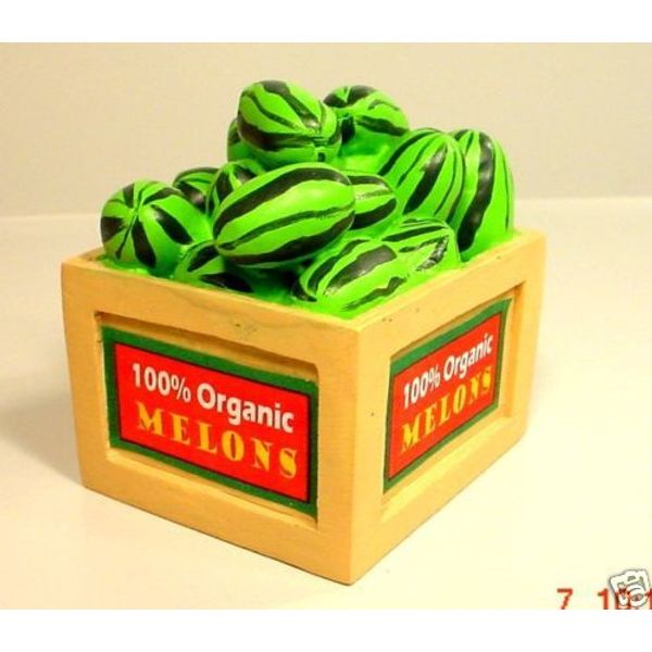 WATERMELON BIN MINIATURE 1/24 SCALE G SCALE DIORAMA ACCESSORY ITEM