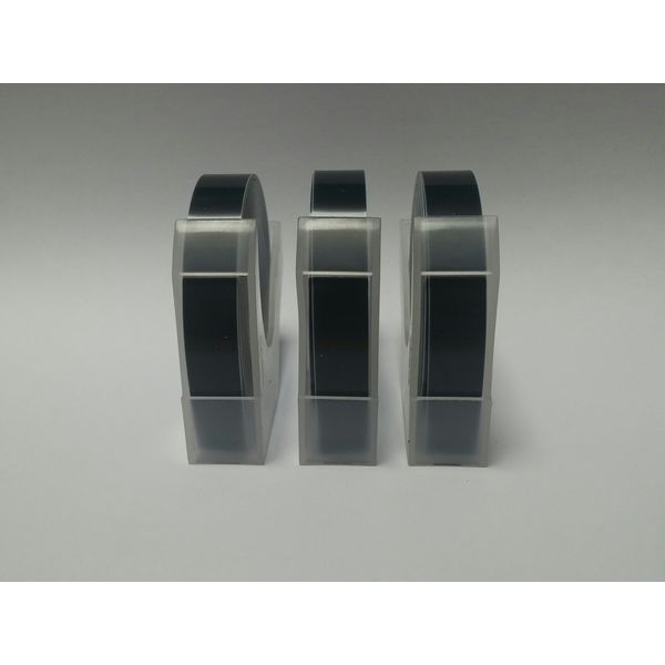 Motex E101 Embossing Tape - 3 Pack - Black Tape