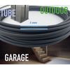 Elfcam® - Câble à Fibre Optique en Acier Blinde LC/APC à LC/APC Simplex Monomode LSZH (15M)