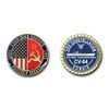 USS Constellation CV-64 Cold War Service Silhouette Challenge Coin
