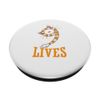 Cat Nine Lives Scarf Cat Ears PopSockets with Interchangeable PopGrip