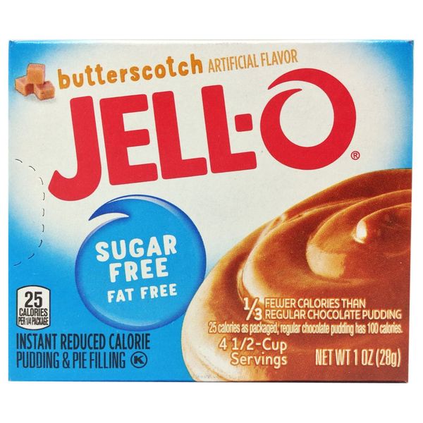 Jell-O Butterscotch Sugar Free Gelatin Dessert 28g